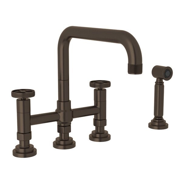 Rohl Campo Bridge Kitchen Faucet With Side Spray A3358IWWSTCB2 Zoro